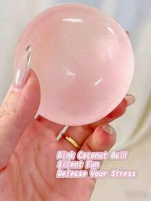 1/2个慢回弹蓝色椰子油手工挤压球，6厘米圆形麦芽减压挤压玩具，适合作为节日礼物、趣味可爱礼物、生日礼物、复活节礼物、万圣节礼物、圣诞节礼物、派对礼物 - 彩色 - 查看 7