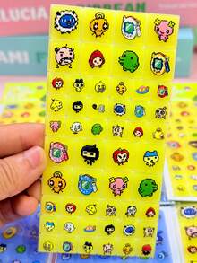 Hình dán 3D/tự làm Takamatsuri cho trẻ em, đồ thủ công mỹ nghệ cho trẻ em, hình dán hình khối, hình dán ốp điện thoại, hình dán kẹo nhỏ giọt, hình dán móc khóa, hình dán kẹo rơi, hình dán hộp bút chì. - Nhiều màu - Xem 7