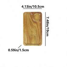 1 khay gỗ hình chữ nhật, khay vuông gỗ tối giản kèm đế lót, thích hợp để đựng nến, nước hoa, đồ ăn nhẹ, cà phê trong phòng ăn, phòng khách, tiệc tùng ngày lễ. - 1 tấm pallet gỗ hình chữ nhật - Xem 12