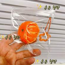 橙子挤压软胶玩具，可剥皮慢回弹减压玩具 - 彩色 - 查看 4