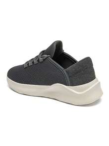 Giày thể thao nam thời trang, giày chạy bộ, giày công sở, giày đi bộ, giày tennis, giày thể thao thoáng khí, giày sneaker nam bằng cao su nhẹ. - Màu xám đen - Xem 2