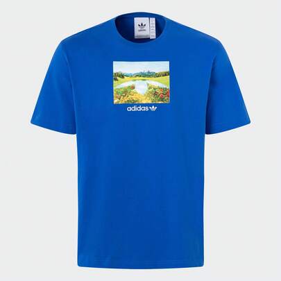 Adidas 男士时尚舒适休闲运动百搭圆领短袖T恤 JF2859，春夏款