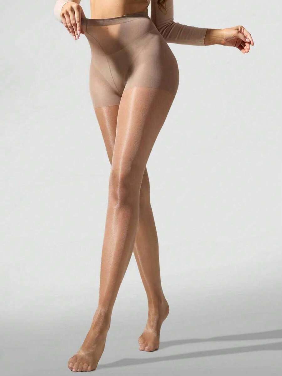 1 đôi tất nữ 20D bóng mượt, kiểu tất bóng mượt, quần tất gợi cảm mặc hàng ngày. - Nhiều màu - Xem 1