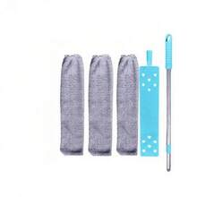 Extendable Bed Cleaning Broom, Cleans Bed Frame Gaps, Sofa Underside Dust, Bedroom & Study High/Low Crevices, With Replaceable Cleaning Cloth Head - Multicolor - View 14