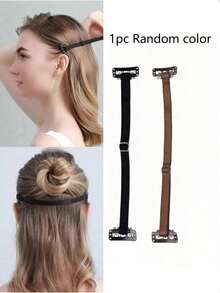1pc Instant Lift & Support Headband, Invisible Clip Design, Face Tape Patches, Reusable, Face Tape Sticker, Jawline, Chin Strap, Face Mask - Khaki - View 9