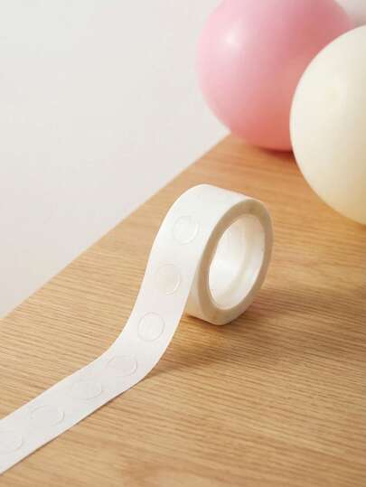 300pcs Double-Sided Removable Balloon Glue Dots, High Adhesive Easy Tear No Residue Balloon Accessories, Suitable For Birthday Party, Wedding Decoration, Photo Shoot Balloon Arrangement