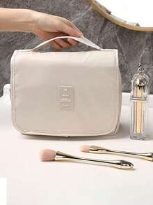 1pc Waterproof Travel Makeup Bag, Hanging Toiletry Organizer, Large Capacity Cosmetic Storage Bag, Multi-Layer Makeup Organizer Bag, Portable Handbag, Perfume Storage Box, Suitable For Cosmetics, Skincare, Razors, Personal Care Items, Multi-Color, Spacious & Practical Travel Essential, Suitable For Men & Women, Holiday Gift - Multicolor - View 9