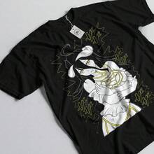 Overlord Ainz T-Shirt Ooal Gown Albedo Skull Demon Girl Succubuss Shirt All Size - màu đen - Xem 8