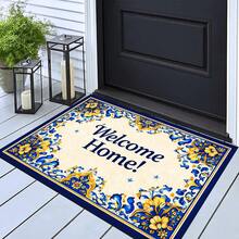 1pc Polyester Drainage Mat, Suitable For Kitchen, Living Room, Entrance, Balcony, Home Decor, Anti-Stain, Coffee Shop, Bar, Holiday, Party, Bedroom, Bathroom, Laundry Room - Multicolor - View 4