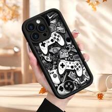 Funda de Teléfono Móvil con Patrón de Consola de Juegos Creativa, Textura Esmerilada, Diseño de Ojo de Cielo y Escalera, Agarre Cómodo para iPhone 16/16PRO/16PLUS/16PROMAX/15/15PLUS/15PRO/15PROMAX/14/14PLUS/14PRO/14PROMAX/13/13PRO/13PROMAX/12/11/Plus/Pro/Max/XS/XS MAX. Ideal para regalar a amigos, novias, novios, familiares, teléfonos móviles, bolsos, accesorios para móviles, fundas para teléfonos, decoración de habitaciones, accesorios, fundas transparentes para teléfonos, verano, correas para teléfonos, fundas para teléfonos de hombre, fundas negras para teléfonos, fundas rosas para teléfonos, fundas para teléfonos de hombre, fundas para teléfonos de mujer, protección para teléfonos móviles, accesorios de playa, regalos de fresa, fundas protectoras para teléfonos. - Estilo (1 pieza) - Ver 4