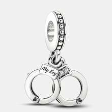 1 Mặt dây chuyền hạt hình trái tim vô cực bằng bạc Sterling thời trang, thích hợp để làm vòng tay, trang sức DIY cho nữ. - Bộ 1 - Xem 19