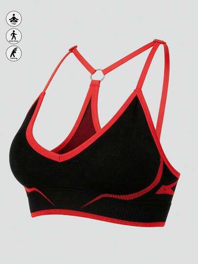 Runway Rest 女士舒适透气加厚无钢圈运动文胸瑜伽运动服