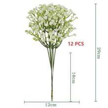 30/60pcs Artificial Starry Sky Flowers With Stems - Handmade Textured Artificial Flower Bouquet, Suitable For Home, Outdoor, Garden Decor, Wedding, Party, Birthday Decoration, Floral Arrangement, Wedding Flowers - Multicolor - View 14