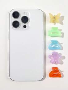 Bộ 40 kẹp tóc mini hình bướm và hoa nửa tròn, trong suốt, màu kẹo dẻo, lấp lánh, tinh tế, dễ thương, mang hơi hướng mùa xuân lãng mạn, dịu dàng, tươi tắn, sống động, phụ kiện tóc cho kỳ nghỉ biển, dã ngoại, mùa hè, lễ hội, du lịch. - Nhiều màu - Xem 7