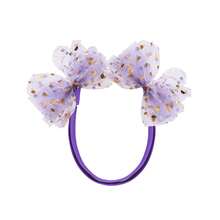 1pc Summer Polka Dot Mesh Large Dog Headband, Decorative Hair Band, Elastic Design Won't Choke, Suitable For Dog Outfits At Weddings, Birthdays, And Spring/Summer Photo Shoots - Multicolor - View 14