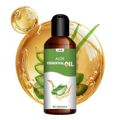 LZJV 100毫升/30毫升芦荟香氛精油，芦荟油，适用于香薰机、加湿器、手工皂/蜡烛制作，男女皆宜，理想礼品