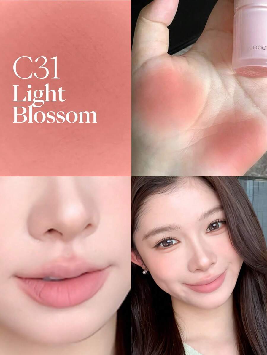 JOOCYEE 多效霜 C31 光彩绽放，春季限量系列，唇彩、唇膏、腮红、眼影，多效合一彩妆，哑光妆效，持久不拔干，不沾杯 - C31 Light Bloom - 查看 1