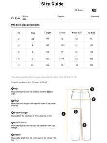 Women's Loose Straight Leg Jeans With Pockets, Casual Minimalist Washed Denim Pants, Suitable For Summer Wear And Essential For Halloween Spring Vacation - Blue - View 6