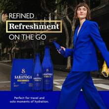 Saratoga Sparkling Water Bottles 6-Pack Carbonated Spring Bott Water Recyc PET Plastic Bottles 16 Fl Oz - 汽水 - 查看 4