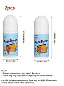 2支/3支装 50毫升便携式去渍滚筒，强力清洁笔，快速免冲洗液体滚筒清洁剂，织物清洁工具 - 彩色 - 查看 15