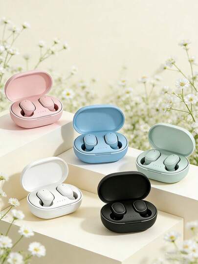 The New TWS True Wireless Headset Bluetooth Headset Sports Touch Stereo Headset Bluetooth Headset Is Suitable For Smart Phones.