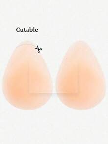 1 Pair Self-Adhesive Silicone Invisible Push-Up Bra (Strapless, Backless) - Water Drop Lifting Patch - View 9