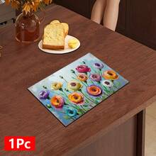 1 tấm lót thấm hút bát đĩa họa tiết hoa cổ điển, trang trí nhà cửa, thích hợp cho máy pha cà phê espresso, bồn rửa, vòi nước, phòng tắm, phụ kiện nhà bếp. - Nhiều màu - Xem 13