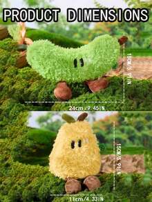 1pc Cat Toys,Catnip Sound Fabric, Happy Cat In The Game,Nteractive Props, Fruit Series, For Self-Entertainment And Entertainment, Suitable For All Of Cats And Dogs, Soft And Comfortable, Satisfying Pets' Curiosity, Reducing Pets' Anxiety And Stress - Multicolor - View 3