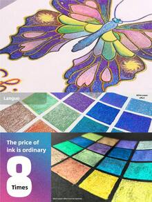Juego de 72/54/36/24/16 bolígrafos de gel de colores brillantes Langer (incluye caja de regalo), bolígrafos de gel brillantes de 1.0 mm, juego con caja de regalo, bolígrafos de dibujo de colores de alta gama, adecuados para estudiantes, temporada de vuelta al colegio - Conjuntos - Ver 7