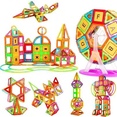 110pcs Magnetic Building Blocks, Magnetic Building Blocks