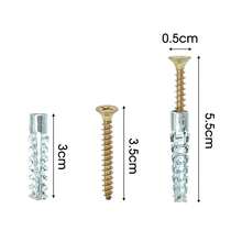 Metal Screw Expansion Anchor Kit - Self-Drilling Plugs, Includes Durable Concrete Wall Anchors, Heavy-Duty Fasteners And Bolt Sets, Secure Installation, Versatile For DIY And Professional Construction, Wholesale Supply - Multicolor - View 8