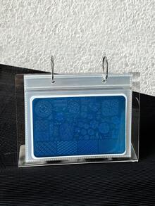 Album đựng sticker nghệ thuật làm móng dung lượng lớn bằng thép không gỉ, giá trưng bày sticker, kệ trưng bày cho tiệm nail, bao gồm 17 trang bên trong (không kèm sticker). - Nhiều màu - Xem 1