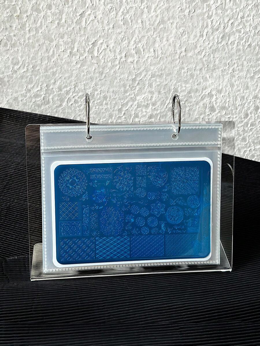 Album đựng sticker nghệ thuật làm móng dung lượng lớn bằng thép không gỉ, giá trưng bày sticker, kệ trưng bày cho tiệm nail, bao gồm 17 trang bên trong (không kèm sticker). - Nhiều màu - Xem 1