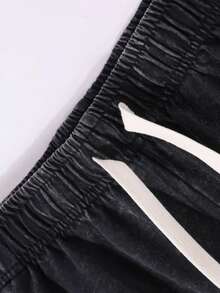 Mens Creative T-Shirt And Shorts Set Vintage Streetwear Style Vonn Dutchh Motorcycle Graphic And Text Metrose Ave So Cal Print Set Ideal For Daily Wear Family Gatherings Summer Trips And Festive Occasions - 藍色 - 查看 4