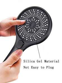 3 Modes Adjustable Large Panel Handheld Shower Head Pressurized Shower Head For Household Bathroom - Spiral Panel - View 7