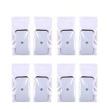 Miếng đệm điện cực 5*9cm, đường kính 3.5mm, chất liệu hydrogel không dệt dạng nút, dùng thay thế cho các thiết bị massage và trị liệu. - trắng - Xem 7