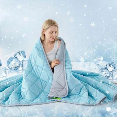 1 chiếc chăn làm mát, chăn may liền, chăn mỏng, chăn phủ sofa màu trơn, chăn trải giường, chăn khăn, được thiết kế cho người nhạy cảm với nhiệt, chăn làm mát cỡ lớn, nhẹ, chất liệu mềm mại thoải mái, thấm hút mồ hôi và tản nhiệt nhanh, chăn mỏng đa năng dùng ở nhà và khi đi du lịch, phù hợp cho mọi mùa.