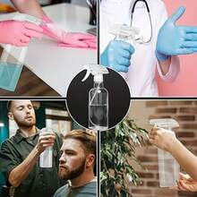 500ml Thick Household Refillable Bottle, PET Transparent Alcohol Spray Bottle, Small Spray Bottle For Cosmetics & Perfume - 1pc Pack - View 3