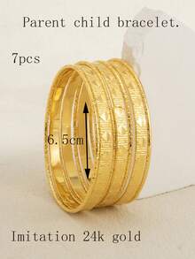 7 chiếc vòng tay đính kim cương xếp chồng phong cách hoàng gia cổ điển dành cho trẻ em từ 3-9 tuổi - Một cỡ - Xem 28