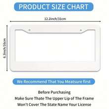 2D Flat Cute Strawberry Pink License Plate Frame |   Fruit-Themed Car License Plate Cover, Made Of Aluminum, Dual-Hole Design, Innovative Size 12.2x 6.3inch, Universal Type, Suitable For The United States,Car Decor,License Plate,Mothers Day,Birthday Gifts,Valentines Gift,Car Acessesories>Essentials - 多色/12.2x6.3in/31x16cm - 查看 5