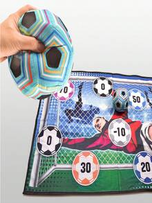 Football Digit Game Fabric Mute Toy, Indoor Outdoor Sports Interactive Digit Portable Storage Family Party Multiplayer Entertainment, Suitable For 3-12 Years Old Boys, Gift For Birthday - Multicolor - View 8