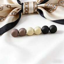 6 chiếc ghim cài khăn trùm đầu, ghim từ tính đa năng dành cho người Hồi giáo, ghim an toàn, dùng cho khăn choàng, áo sơ mi, quần áo, ống quần, khăn quàng cổ (không kèm giấy bìa cứng) - Nhiều màu - Xem 3