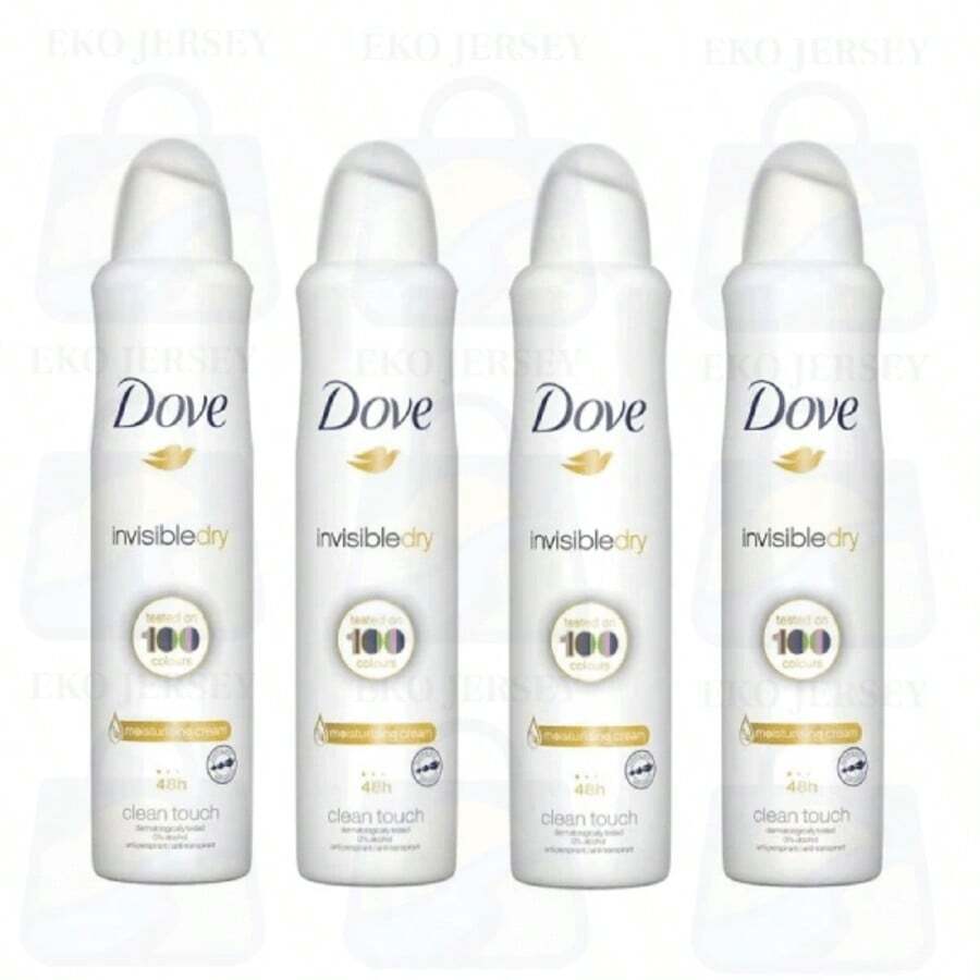 Dove Invisible Dry Deodorant Spray Clean Touch 250ml Pack Of 4 - 多樣化香型 - 查看 1
