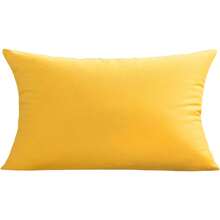 1pc Outdoor Waterproof Throw Pillow Cover, Decorative Square Cushion Cover, Patio Pillow, Sofa Pillow - Yellow - View 8