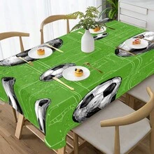 1/4/5/6/7/36pcs 2026 World Cup, Football Pattern Print Chair Covers/Seat Covers Set, Suitable For Indoor Home, Restaurant, Hotel, Ideal Choice For Modern Daily Decor. Tablecloth Fits Square Dining Table, Elastic Chair Covers Are Washable. - Multicolor - View 14