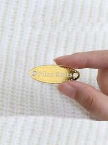 个性化亚克力手工服装标签 雕刻亚克力服装标签 手工DIY包袋缝纫服装配件 - 丙烯酸纖維 - 查看 4