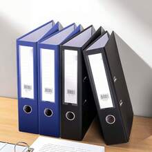1 Piece/3 Piece Foldable File Folder, A4 Size Document Box, Large Capacity PP Material File Storage Box, Contract & Certificate File Folder, Suitable For Office, School, Personnel Management, Back To School, Assorted Labels, School Supplies - Folder - View 6