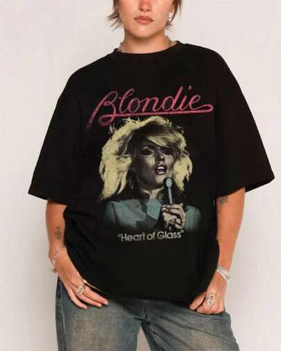 Blondie Vintage T-Shirt,  Blondie T-Shirt, Gift For Woman And Man Unisex T-Shirt