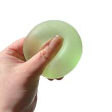 手工椰子油减压球，2026新款椰子油减压球，高延展性减压球，慢回弹减压球，有助于缓解焦虑和压力，不粘手，适合作为复活节礼篮礼物 - 彩色 - 查看 9