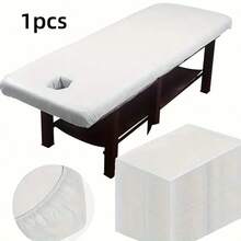 一次性美容院SPA按摩床罩 - 透气无纺布，弹性孔设计，柔软卫生，一次性美容院SPA按摩床单，高品质弹性孔床罩 - 彩色 - 查看 12